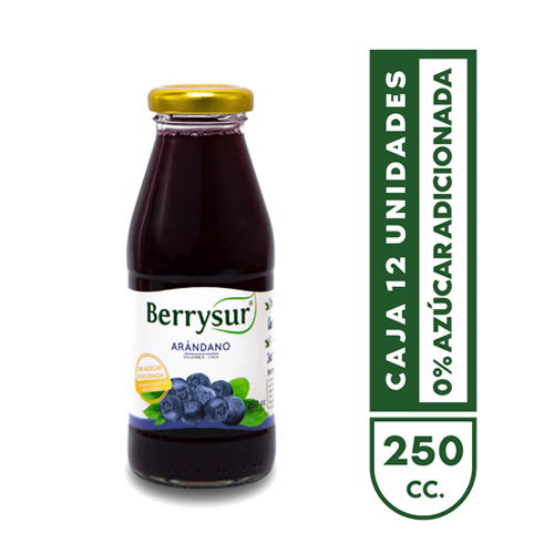 Caja Jugos Berrysur, 250 cc