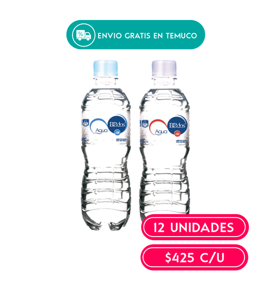 Pack Agua Purificada Con y Sin Gas